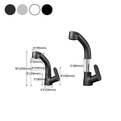 Luxury Brass Bathroom Faucet Pull Down Kitchen Sink Mixer