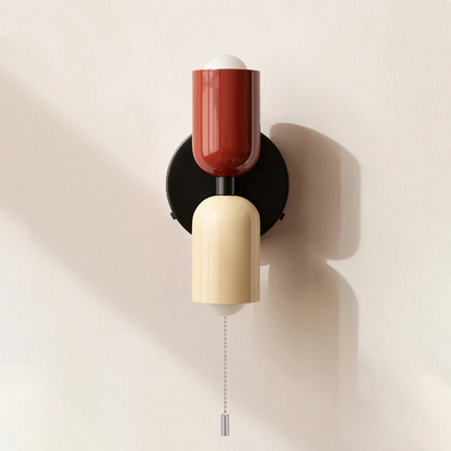 Contemporary Dual Head Wall Lamp