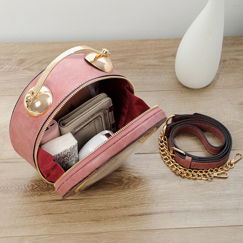 Unique Retro Style Clock Purse Bag