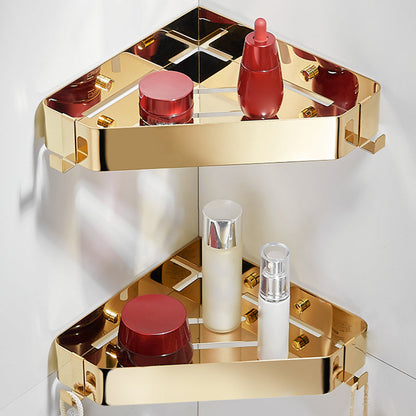 Stylish 3-Piece Stainless Steel Bathroom Shelf Set