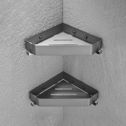 Stylish 3-Piece Stainless Steel Bathroom Shelf Set