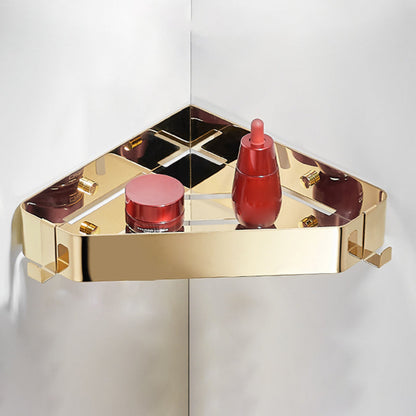 Stylish 3-Piece Stainless Steel Bathroom Shelf Set