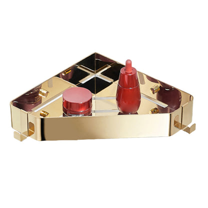 Stylish 3-Piece Stainless Steel Bathroom Shelf Set