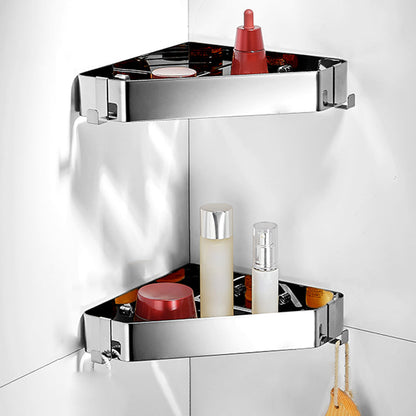 Stylish 3-Piece Stainless Steel Bathroom Shelf Set