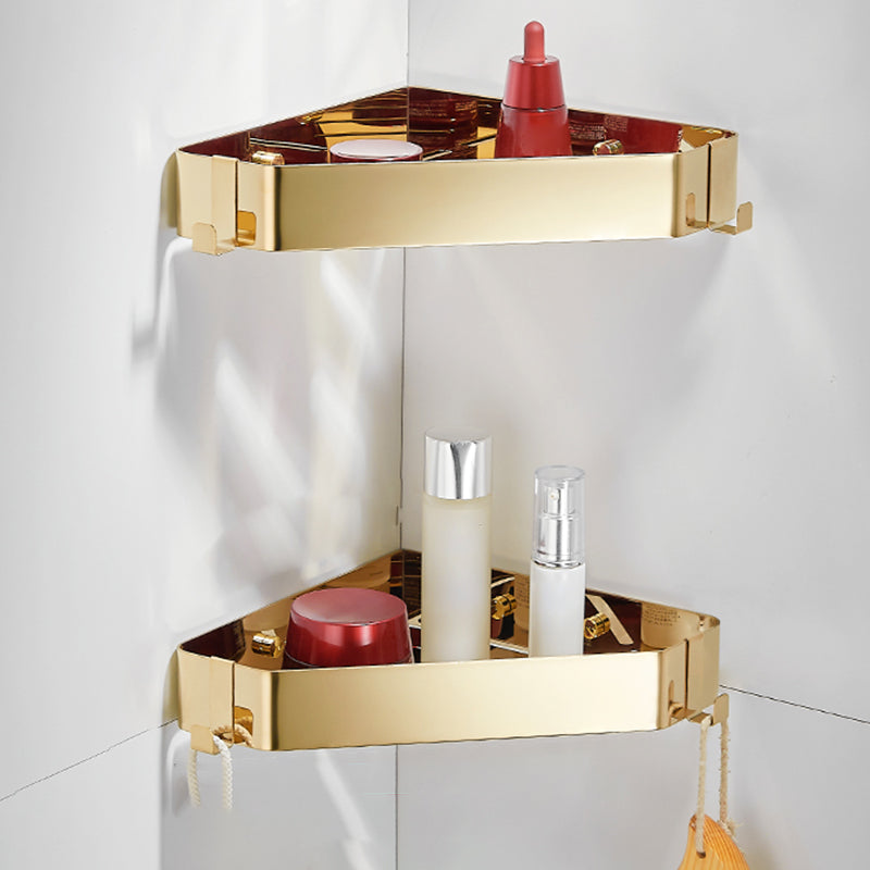Stylish 3-Piece Stainless Steel Bathroom Shelf Set