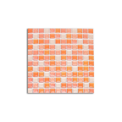 Vibrant Glass Mosaic Wall Sticker Tiles for Kitchen Backsplash