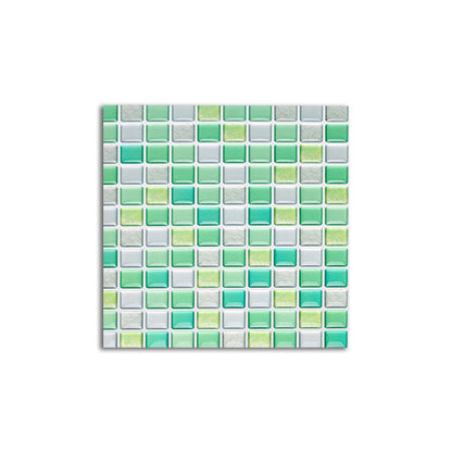 Vibrant Glass Mosaic Wall Sticker Tiles for Kitchen Backsplash