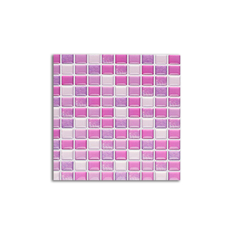 Vibrant Glass Mosaic Wall Sticker Tiles for Kitchen Backsplash