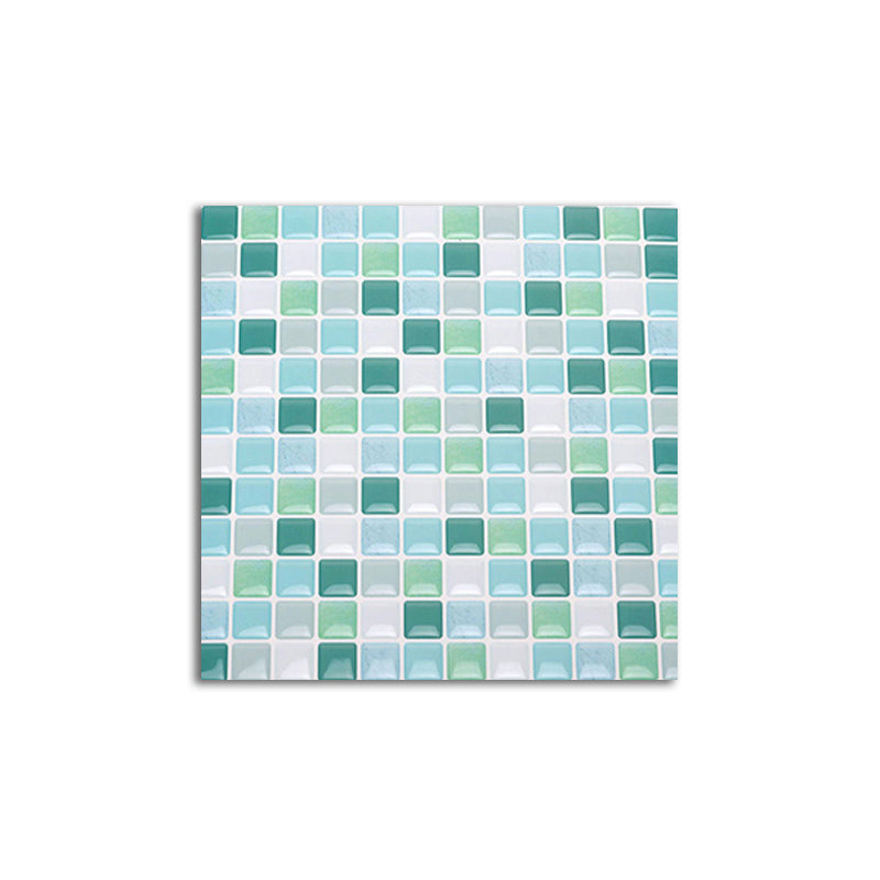 Vibrant Glass Mosaic Wall Sticker Tiles for Kitchen Backsplash