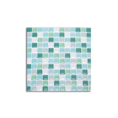 Vibrant Glass Mosaic Wall Sticker Tiles for Kitchen Backsplash