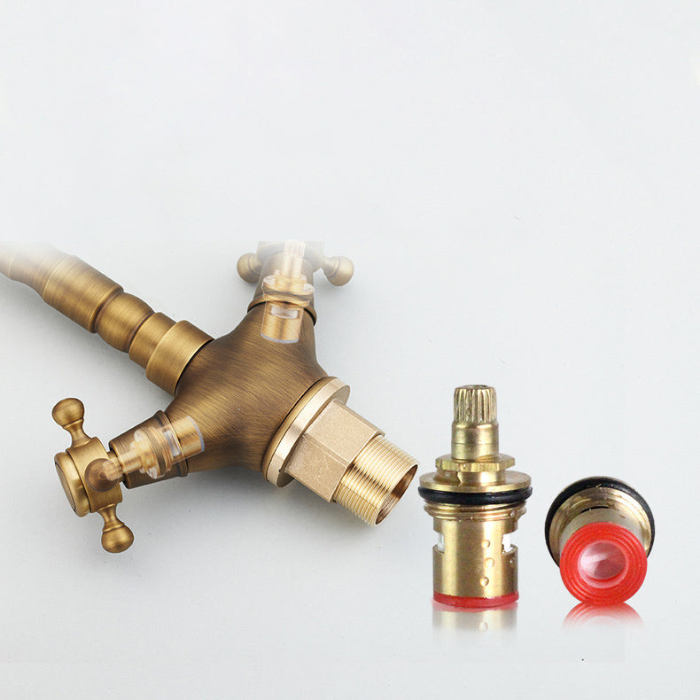 Fesara | Modern 3-Hole Bathtub Faucet with Lever Handles