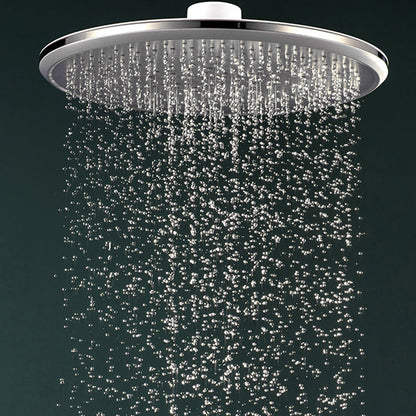 Luxury Chrome Shower Head Set Round Fixed Bathroom Fixture