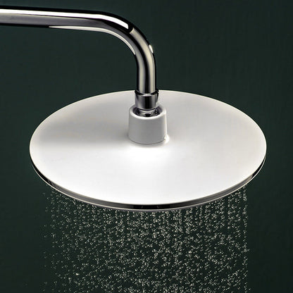 Luxury Chrome Shower Head Set Round Fixed Bathroom Fixture