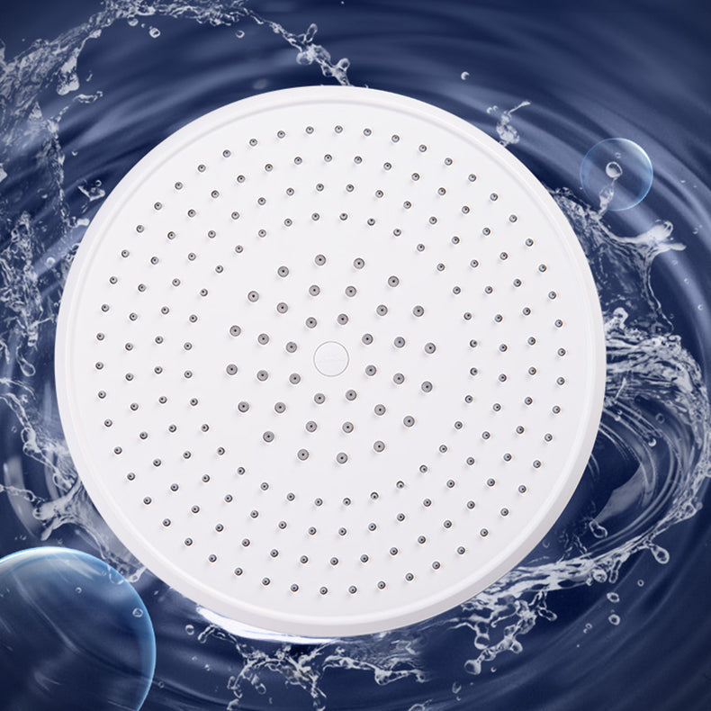 Luxury Chrome Shower Head Set Round Fixed Bathroom Fixture