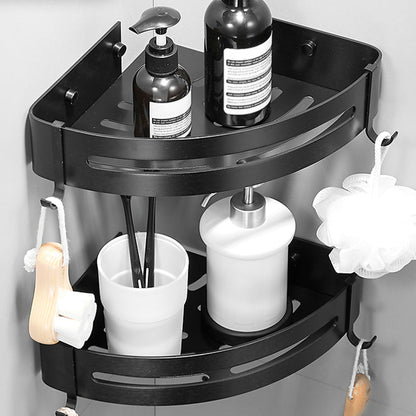 Stylish Silver 1/2/3 Piece Bathroom Shower Rack Set