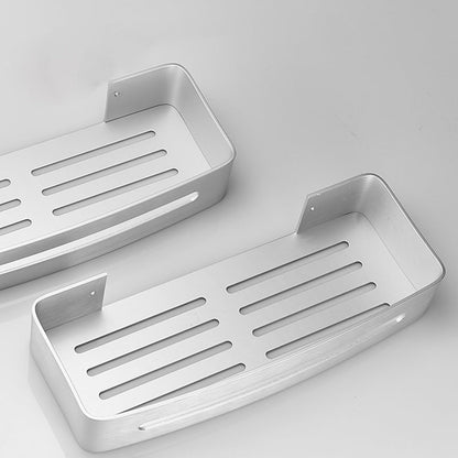 Stylish Silver 1/2/3 Piece Bathroom Shower Rack Set