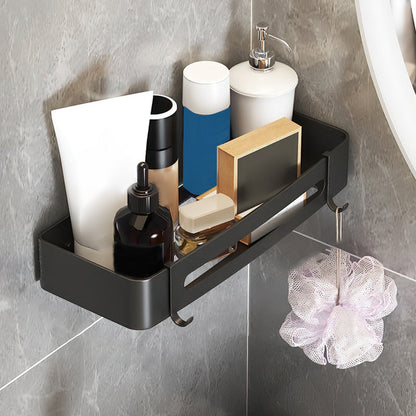 Stylish Silver 1/2/3 Piece Bathroom Shower Rack Set - Fesara
