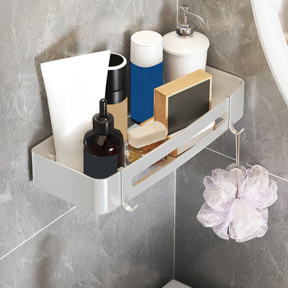 Stylish Silver 1/2/3 Piece Bathroom Shower Rack Set