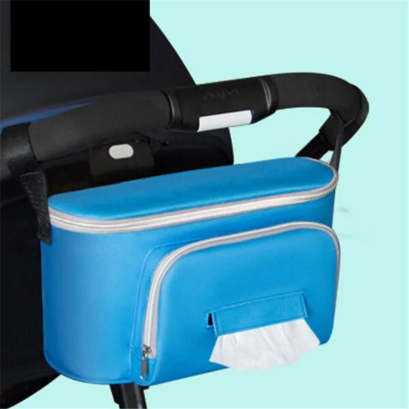 Practical Baby Stroller Bag with Thermal Pocket