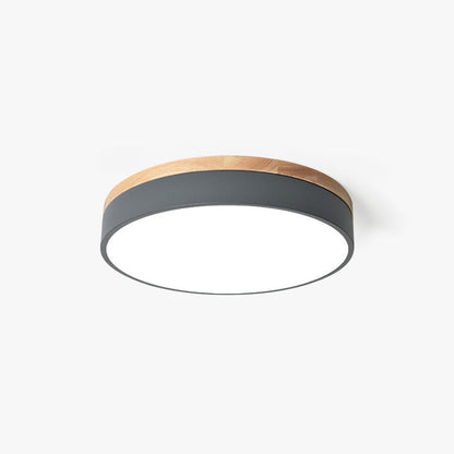 Bright LED Round Ceiling Light Dimmable Modern Fixture - Fesara