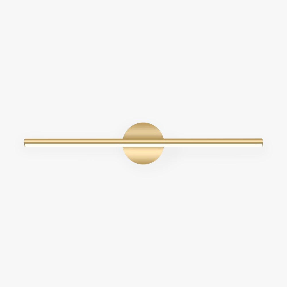 Modern Slim LED Wall Light Black Gold - Fesara