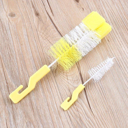 Baby Bottle Cleaning Kit with Brush and Nipple Cleaner