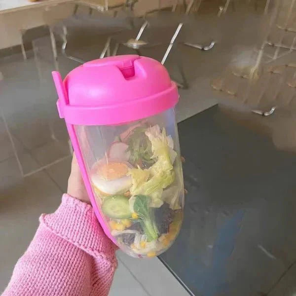 Portable Salad Container Bowl