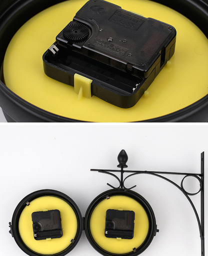 Large Modern Dual Face Wall Clock
