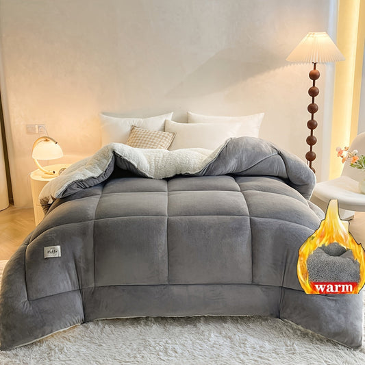 Cozy Cabin Plush Fleece Duvet Blanket - Fesara