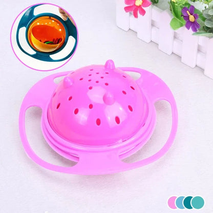 Easy Spill Proof Rotating Food Bowl