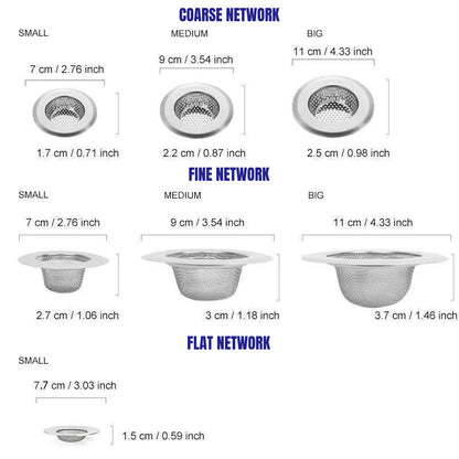 Fesara | Stainless Steel Mesh Kitchen Sink Strainers