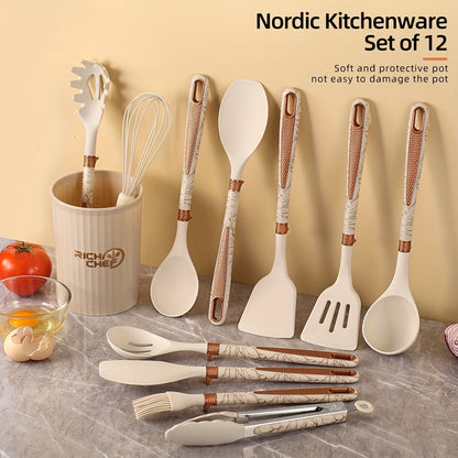 Fesara | Deluxe Silicone Kitchen Tool Set