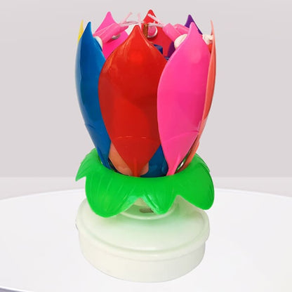 Colorful Blooming Birthday Candle - Fesara