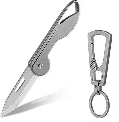 Compact Lightweight Folding Keychain Knife
