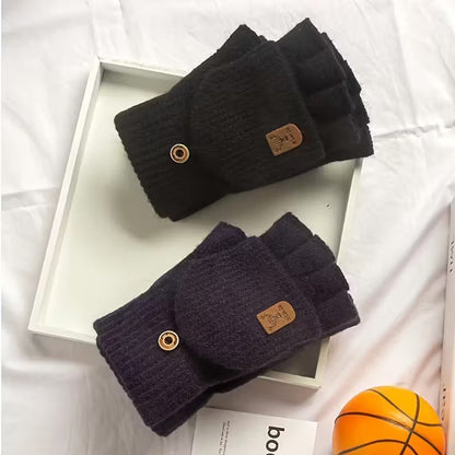 Men's Thermal Insulated Fingerless Gloves