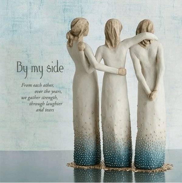 Decorative Hand Painted Figurine By My Side - Fesara
