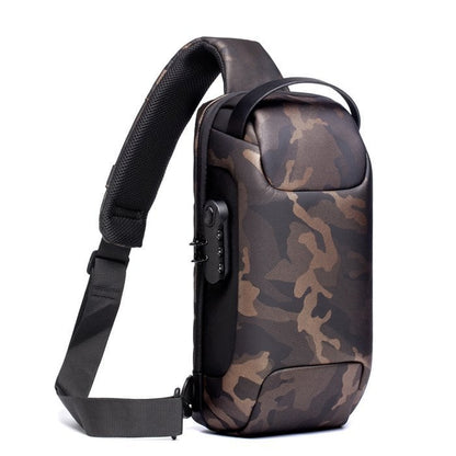 Secure Crossbody Travel Bag with USB Charging Port