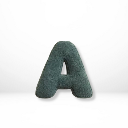 Soft Velvet Letter Pillow With Alphabet A-Z - Fesara