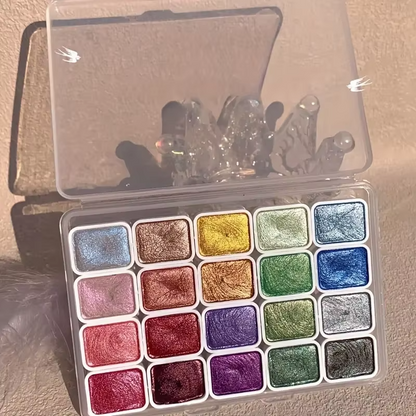 Vibrant Colorful Glitter Lamp