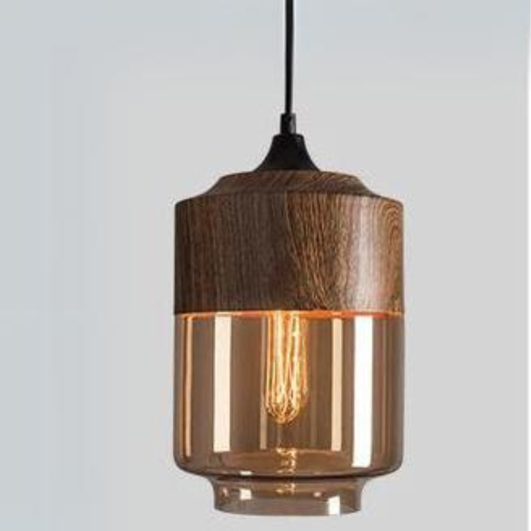 Modern Nordic Wood Pendant Light