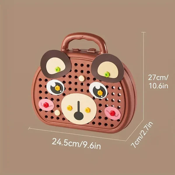 Colorful Kids Wooden Storage Toy Box