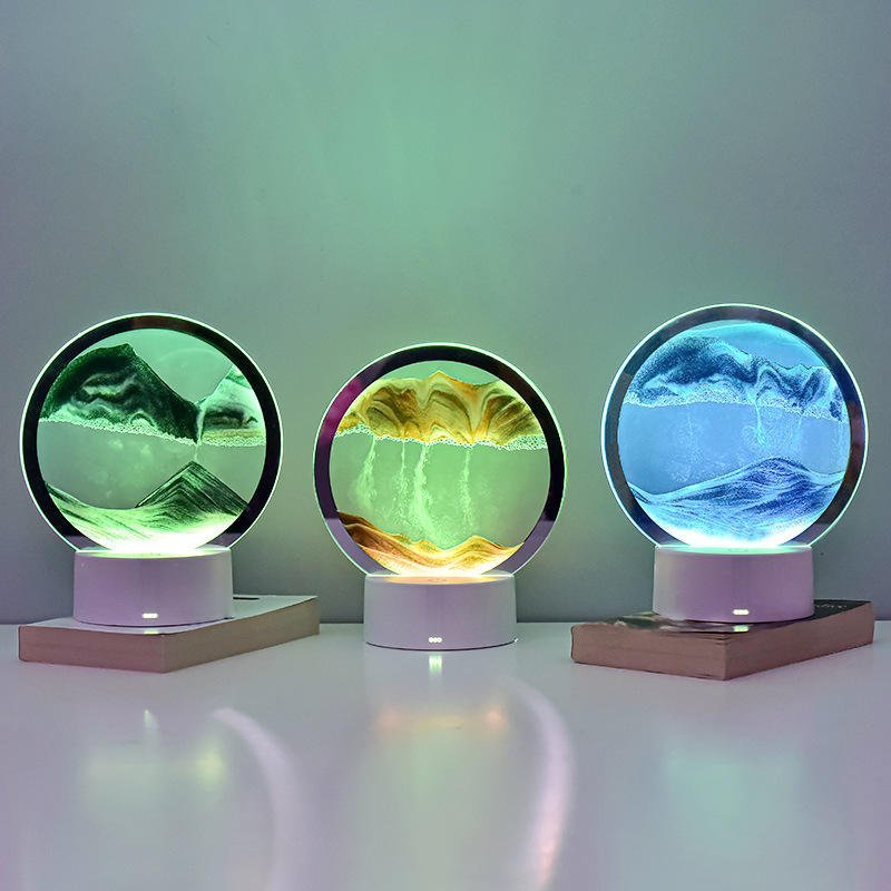 Vibrant Oceanic Art Lamp