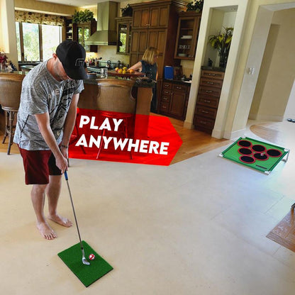 Compact Travel Golf Pong Party Game