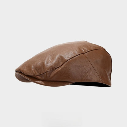 Vintage Style Leather Hat