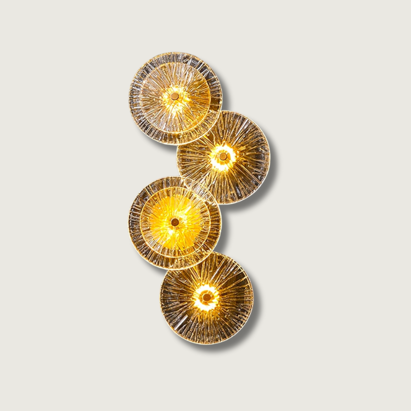 Calming Floral LED Wall Lamp for Relaxation - Fesara