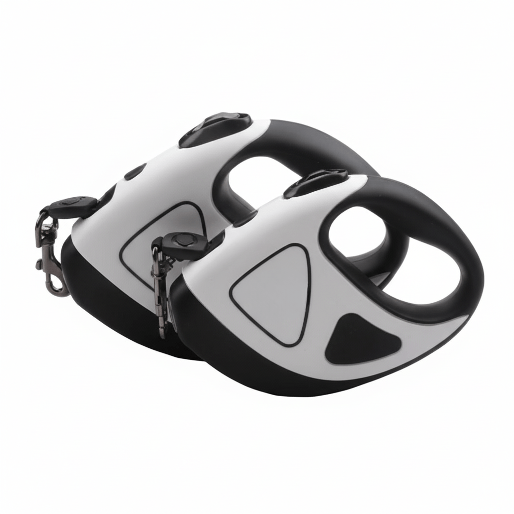 Glowing Retractable Dog Leash with Reflectors