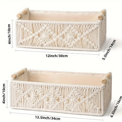 Rustic Woven - Natural Fiber Storage Basket