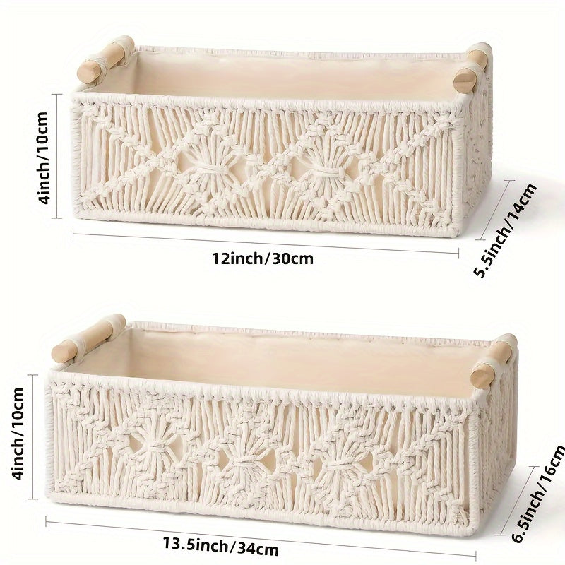 Rustic Woven - Natural Fiber Storage Basket