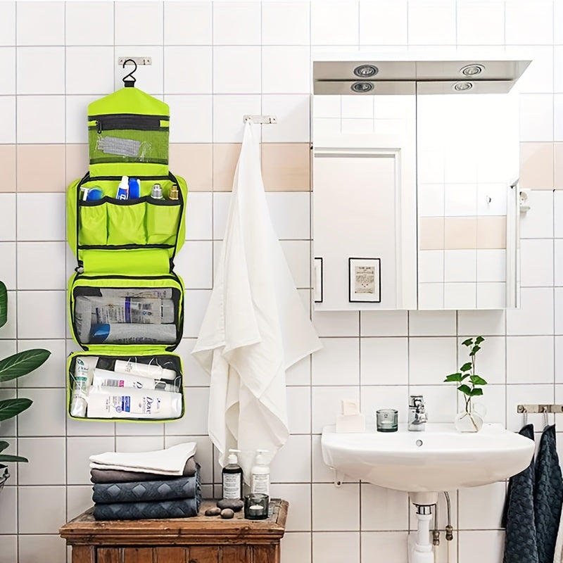 Portable Travel Toiletry Bag - Hanging Bathroom Storage