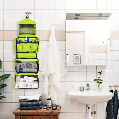 Portable Travel Toiletry Bag - Hanging Bathroom Storage